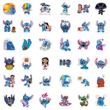 100 PCS Cartoon Waterproof Stickers for All Uses