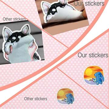 100 PCS Cartoon Waterproof Stickers for All Uses