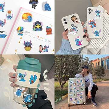 100 PCS Cartoon Waterproof Stickers for All Uses