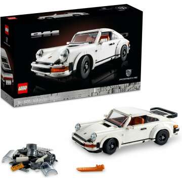 LEGO Icons Porsche 911 10295 Set - 2in1 Turbo Targa & Race Car