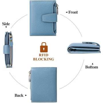 FALAN MULE Small Wallet for Women - RFID Protection