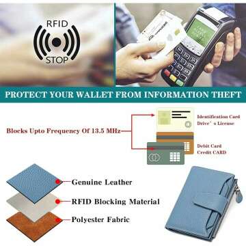 FALAN MULE Small Wallet for Women - RFID Protection