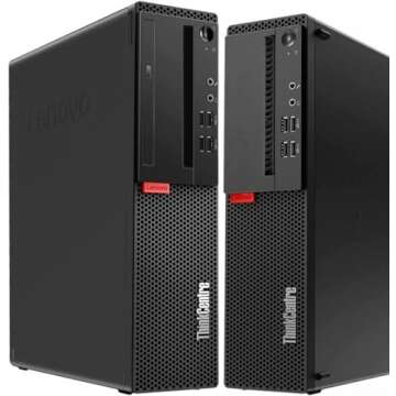 Lenovo ThinkCentre M710S SFF Desktop Computer PC, with 24" FHD(1920x1080) Monitor, Intel i3-6100 3.7GHz, 16GB RAM, 512GB SSD, Keyboard&Mouse, USB WiFi, Win10 Pro (Renewed)