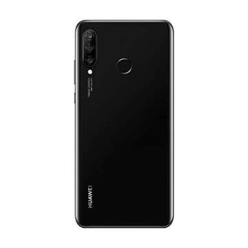 Huawei P30 Lite (128GB, 4GB RAM) 6.15" Display, AI Triple Camera, 32MP Selfie, Dual SIM Global 4G LTE GSM Factory Unlocked MAR-LX3A - International Version (Midnight Black)