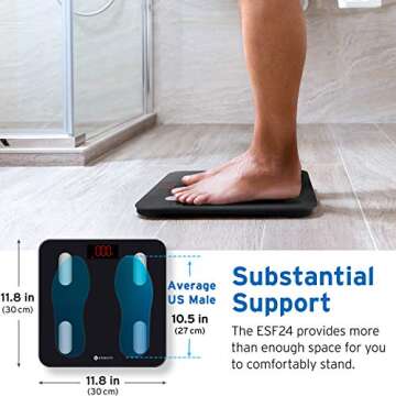 Etekcity Smart Body Scale - Accurate Weight & BMI Analysis