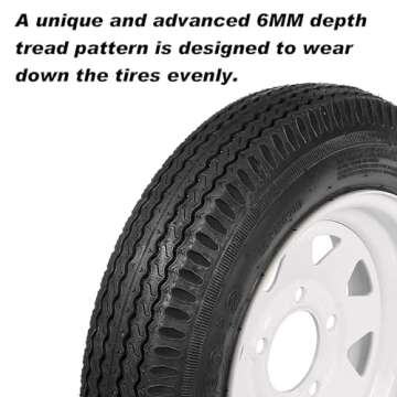 4.80-12 RVpunk Trailer Tires & Wheels - Load Range C