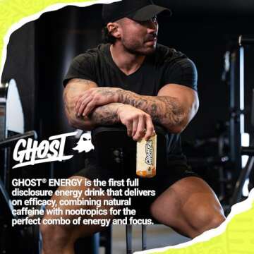 GHOST Energy Drink 12-Pack Orange Cream Flavor