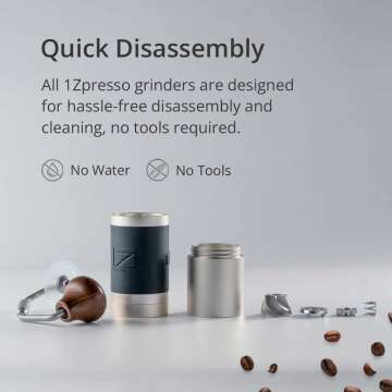 1Zpresso J Manual Coffee Grinder with Conical Burr