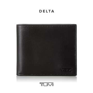 TUMI Bifold Leather Wallet with RFID Blocking