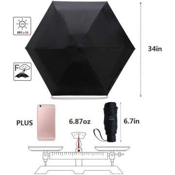 NOOFORMER Travel Umbrella - 95% UV Protection