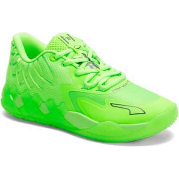 Puma Mens Mb1 Lo X Basketball Sneakers Shoes - Green - Size 13 M