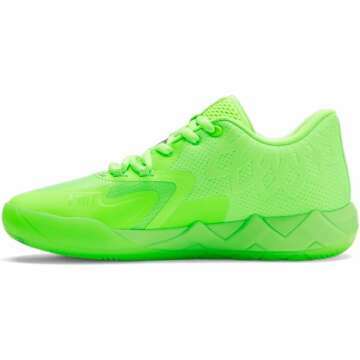 Puma Mens Mb1 Lo X Basketball Sneakers Shoes - Green - Size 13 M