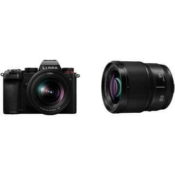 Panasonic LUMIX S5 Mirrorless Camera with 85mm Lens