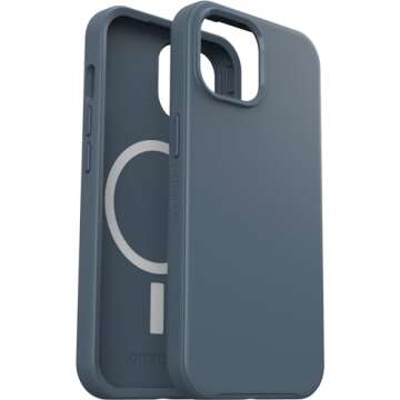 OtterBox iPhone 15, iPhone 14, and iPhone 13 Symmetry Series Case - BLUETIFUL (Blue), Snaps to MagSafe, Ultra-Sleek, Raised Edges Protect Camera & Screen