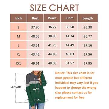 MixShe Womens Fall Fashion 2024 Long Sleeve Shirts for Women Tops Trendy Sweatshirts Hoodies Fashion Outfits Clothes Ladies Casual Tunics Black Gray Small