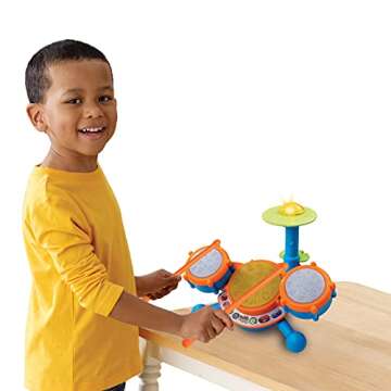 VTech KidiBeats Drum Set for Kids Music Fun