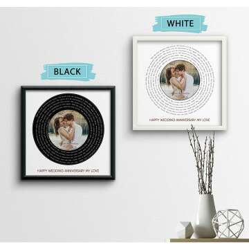 Personalized Music Song Record Prints