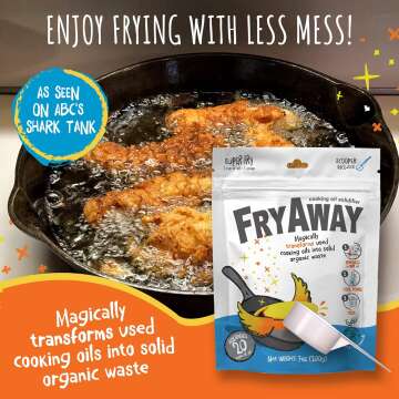 FryAway Oil Solidifier - Easy Fry Cleanup Solution