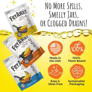 FryAway Oil Solidifier - Easy Fry Cleanup Solution