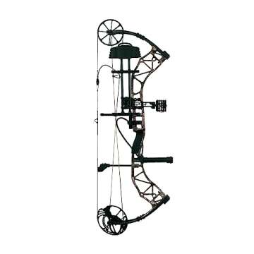 Bear Archery ADAPT Ready to Hunt Adult Compound Bow Package Designed by The Hunting Public, 70 lb. Draw Weight, Right Hand, Veil Whitetail