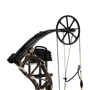 Bear Archery ADAPT Ready to Hunt Adult Compound Bow Package Designed by The Hunting Public, 70 lb. Draw Weight, Right Hand, Veil Whitetail