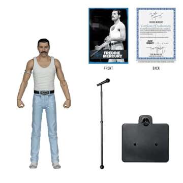 McFarlane Toys - Music Maniacs Rock Freddie Mercury 6in Action Figure