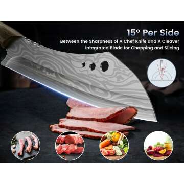 Japanese Style Butcher & Chef Knife Set 10" & 8"