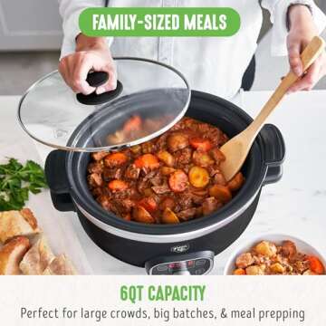 GreenLife 6 Quart PFAS-Free Ceramic Slow Cooker