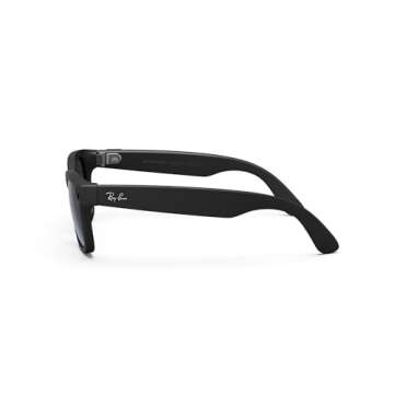 Meta Matte Black Wayfarer Sunglasses – Polarized