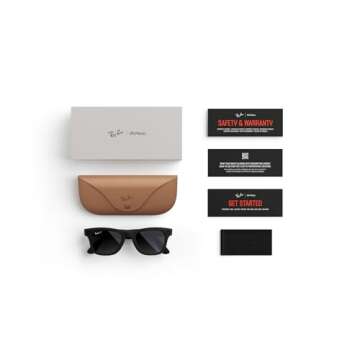 Meta Matte Black Wayfarer Sunglasses – Polarized