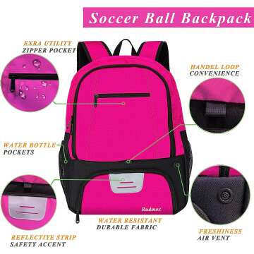 Rudmox Soccer Ball Bag