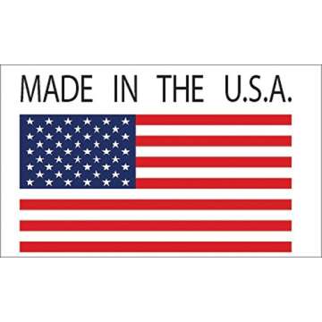 USA Flag Metal Tin Sign - Unique Wall Decor 12x8