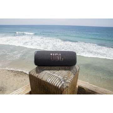 JBL Flip 6 - Portable Bluetooth Speaker, powerful sound and deep bass, IPX7 waterproof, 12 hours of playtime, JBL PartyBoost for multiple speaker pairing for home, outdoor and travel (Blue)