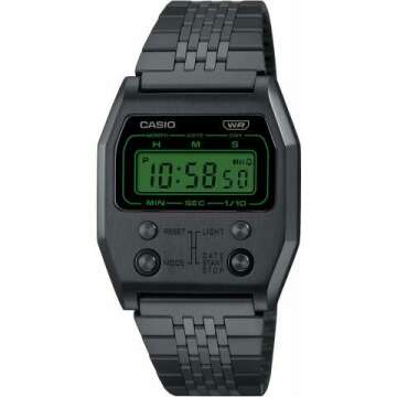 Casio A1100 Series Digital Wristwatch - Vintage Unisex Design