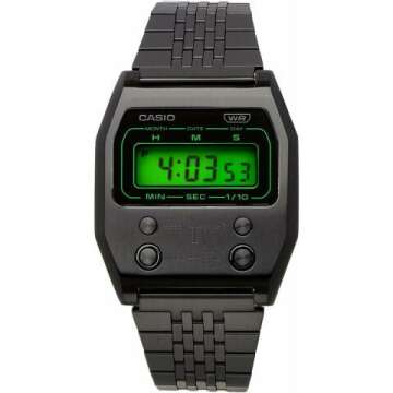 Casio A1100 Digital Wristwatch - Vintage Style Unisex