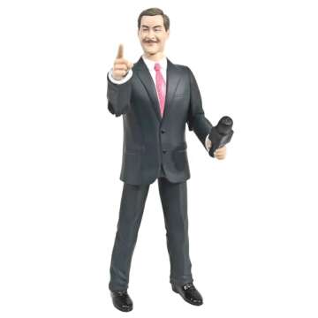 Talking Wrestling Ring Announcer Action Figure for Wrestling Action Figures