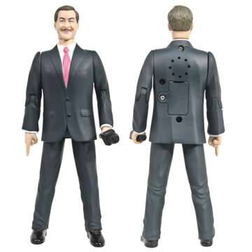 Talking Wrestling Ring Announcer Action Figure for Wrestling Action Figures