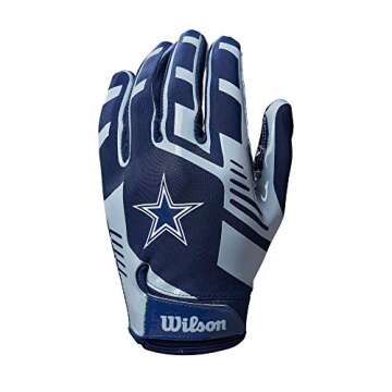 Wilson NFL Stretch Fit Football Gloves - Adult, Dallas Cowboys