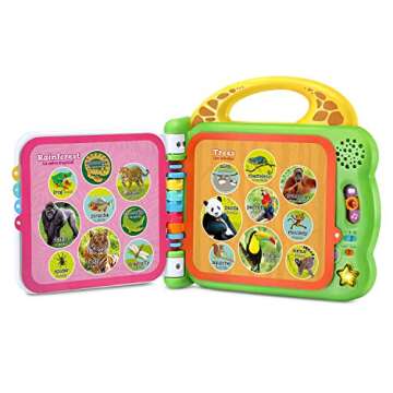 LeapFrog 100 Animals Book - Green Learning Toy