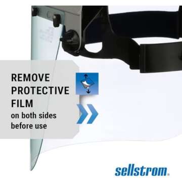 Lightweight Sellstrom Advantage Face Shield with Headgear