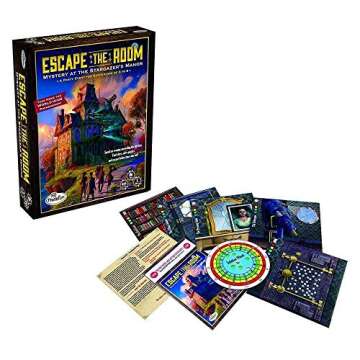 ThinkFun Escape The Room Stargazer's Manor - A Thrilling Escape Room Game in a Box for Ages 10 and Up | Enhances Logical Reasoning | Perfect for Family Game Night | Ideal Gift for Puzzle Lovers