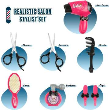 Pretend Play Hair Salon Set