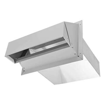 Imperial 3-1/4" x 10" R2 Premium Exhaust Hood - White, Durable & Efficient VT0500