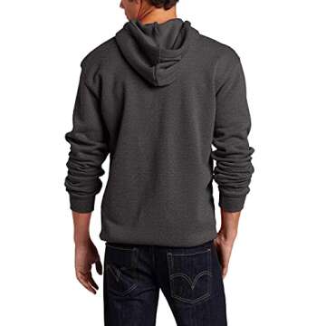 Carhartt Men's Loose Fit Midweight Logo Sleeve Graphic Sweatshirt (Also Available in Big & Tall), Carbon Heather, Large