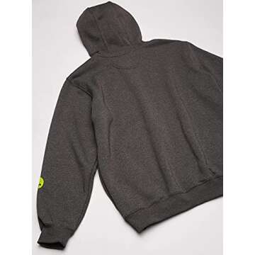 Carhartt Men's Loose Fit Midweight Logo Sleeve Graphic Sweatshirt (Also Available in Big & Tall), Carbon Heather, Large