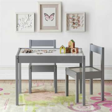 Baby Relax Gray 3PC Table Set