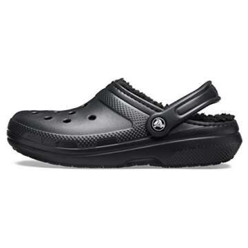 Buy Crocs Classic Lined Clogs in Black for Comfort