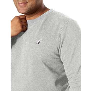 Nautica Basic Crew Neck Fleece Sweatshirt - Medium