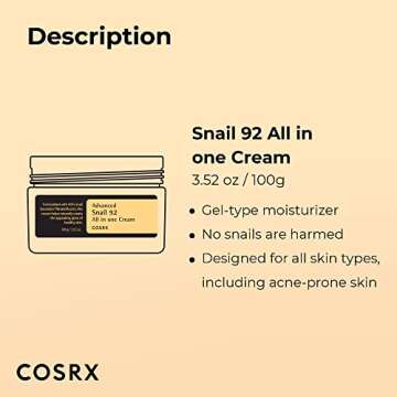 COSRX Snail Mucin Repair Cream for Sensitive Skin