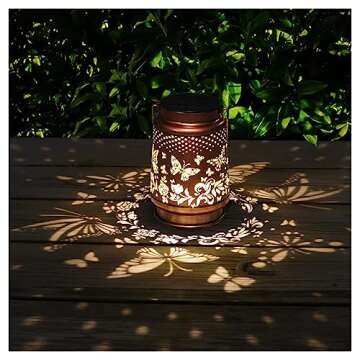 Solar Lanterns - Outdoor Waterproof Butterfly Decor for Gardens